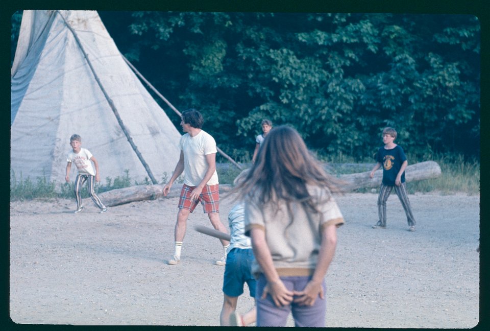 LaGrange Playing softball 1973